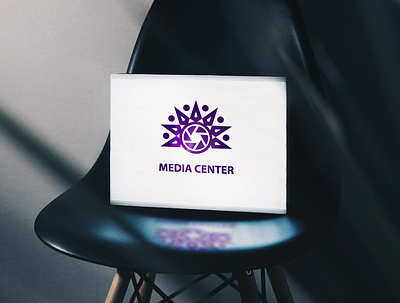 Logo design for "Media Center" logo logodesign media لوگو