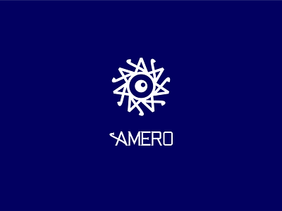 Logo Design for "AMERO" Retail of Eyeglass branding logo logodesign logotype logovoice typography لوگو