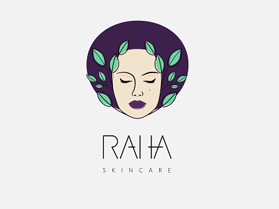 Logo Design For "Raha" beauty production