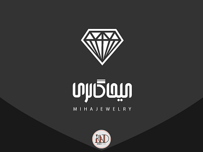 Logo design for Miha Jewelry logo logotype لوگو