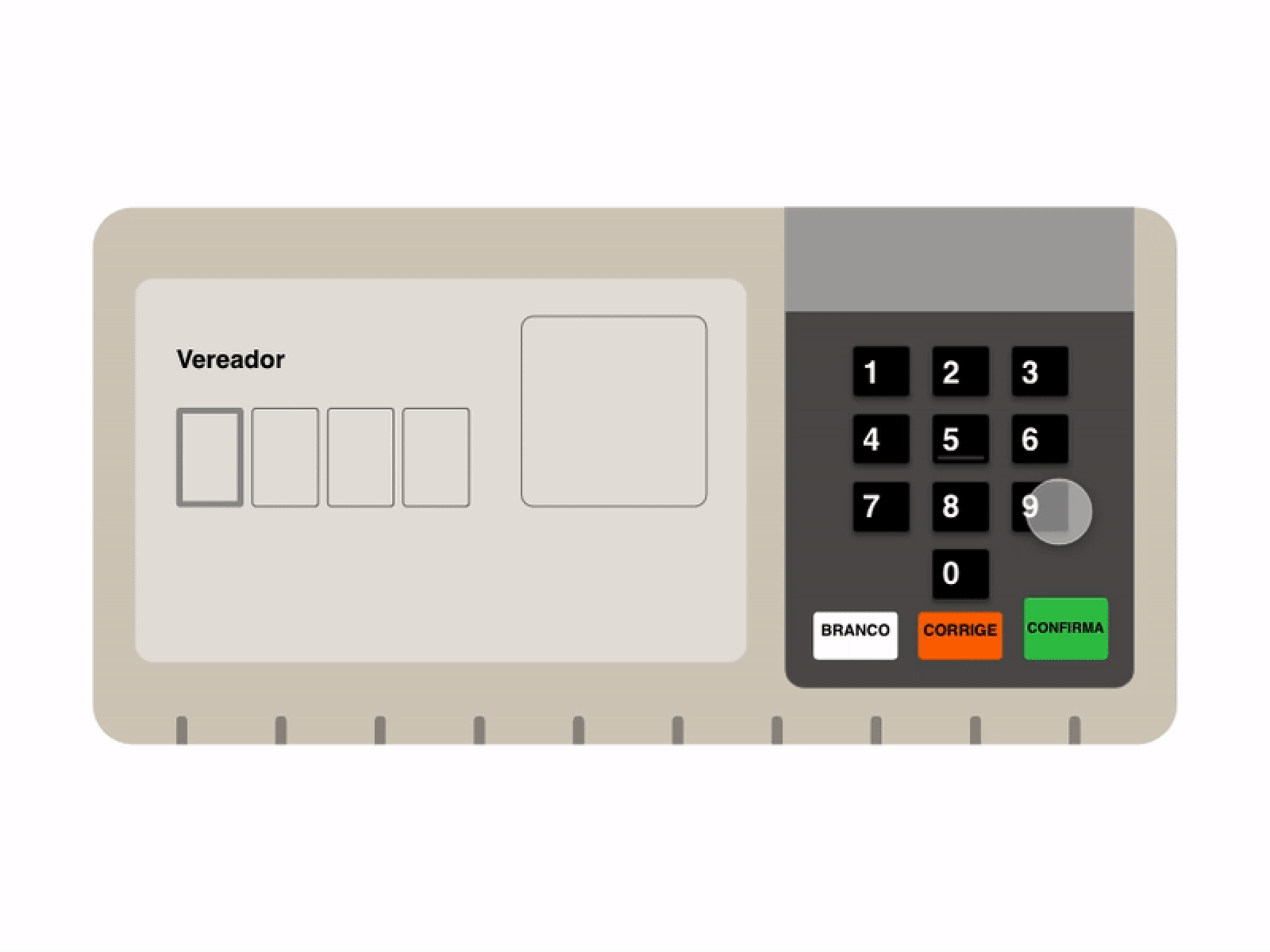 Voting machine interface adobe xd brazil design draft interface design prototype ui ui design ux ux design vote voting voting machine