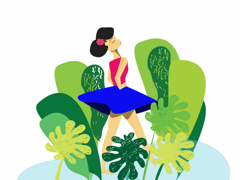 Water Girl by Nazmun Naher on Dribbble