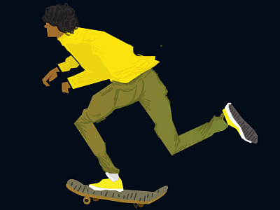 Skating design flat illustration vector