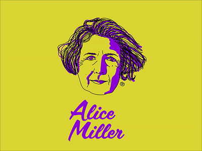 Alice Miller | Series "Portraits of women" adobe draw apple pencil colorscheme contrast illustration ipad pro portrait portrait illustration woman portrait