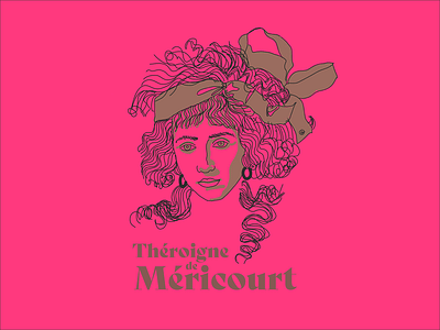 Theroigne de Mericourt | Series "Portraits of women" adobe draw apple pencil colorscheme contrast illustration illustrator draw ipad pro portrait portrait illustration woman portrait