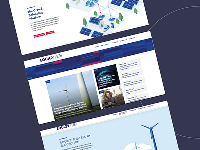 Webdesign inspiration: Equigy 🔋 business design dienstverlening energie graphic design ui webdesign webdesigns