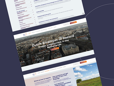 Webdesign inspiration: Dutch Employer of Record🇳🇱 branding design employerofrecord employment graphic design logo ui webdesign webdesigns