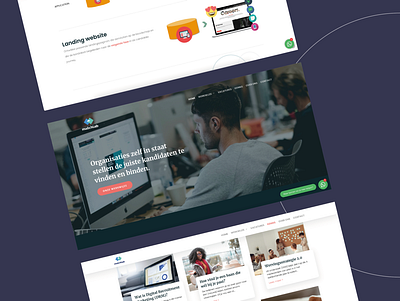 Webdesign inspiration: Match-Lab 🧑‍💻 branding design digitalrecruitment graphic design recruitment ui webdesign webdesigns