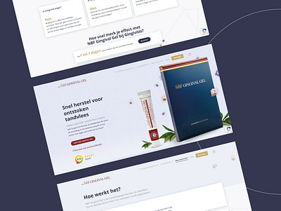 Webdesign inspiration: NBF Gingival 🦷 design graphic design ontstokentandvlees paro parodontitis ui webdesign webdesigns webdevelopment
