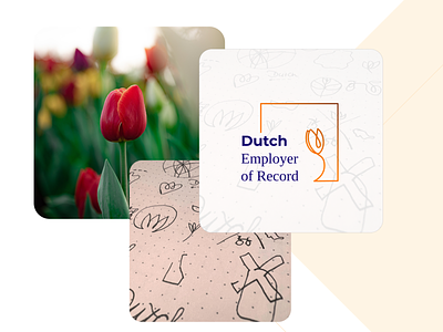 Logo inspiration: Dutch Employer of Record🇳🇱 brand branding design dutch employerofrecord employment graphic design logo logodesign netherlands tulips ui webdesign webdesigns