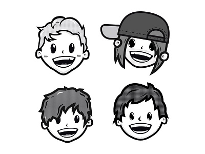 Forever The Sickest Kids characters minimal