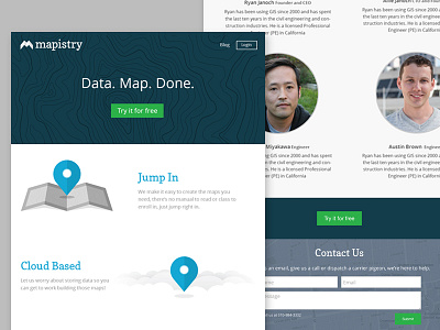 Mapistry design illustration map minimal site topography