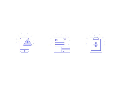 Icons clipboard credit card health icons invoice notification payment