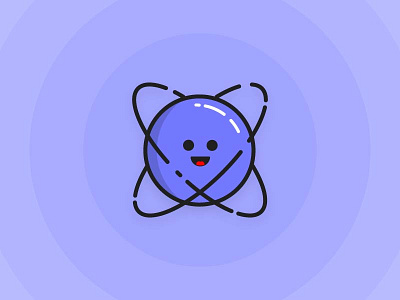Particle man chemistry icon particle