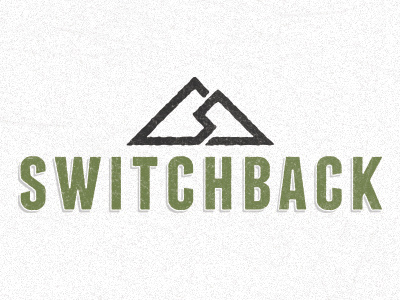 Switchback logo mountain outdoor rugged