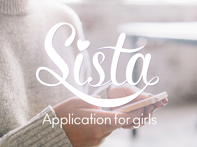 Sista app branding flat girls health illustration logo logotype meditation sista typography yoga
