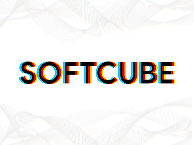 SOFTCUBE startup ai amazing art branding flat illustration logo logotype psd typography ui ukraine vector
