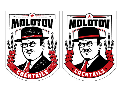 Molotov (Clean or dirty?) booze branding design illustration liquor logo vodka