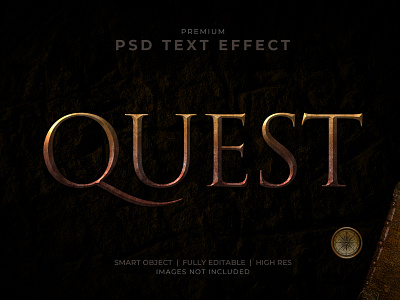 Movie Inspired - OLD Material Text Effect Mockup