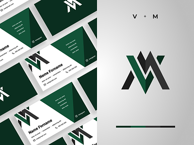VM Logo branding branding design business card business card design design inkscape logo logodesign logotype vector