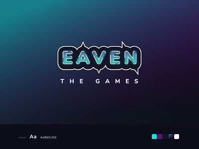 Eaven The Games. Logo for gaming channel on YT branding design figma gaming logo logo logodesign logotype vector youtube channel