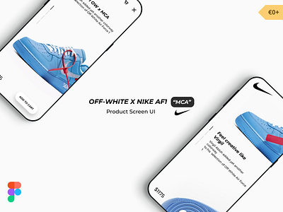 [Free Download] OFF-WHITE X NIKE AF1 “MCA” Product Screen UI