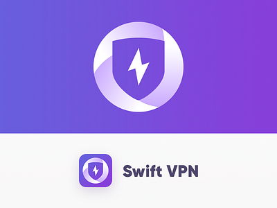 Swift VPN app circle icon logo shield vpn