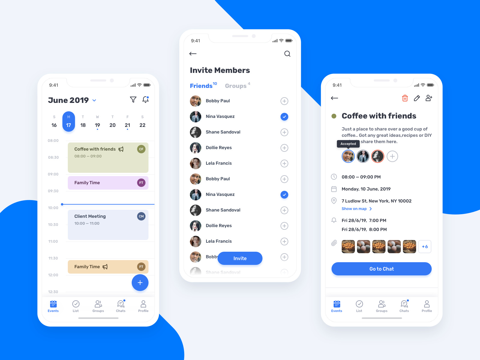 Meetup Friends at Events by Andrey Ershov 🔥 on Dribbble