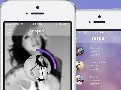 Resper App UI app graphics design ui uix