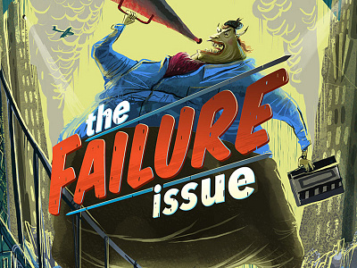 Paste Magazine - The Failure Issue cover director editorial hollywood illustration paste magazine pop culture