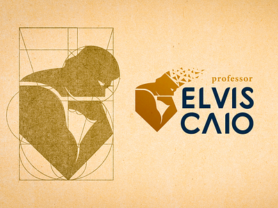 Logo Elvis caio brand design goldenratio illustration logo vector