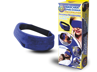 Embalagem Máscara para Dormir design packing design