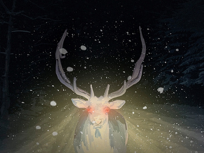 oh deer illustration