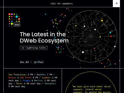 DWeb meetup - December cover