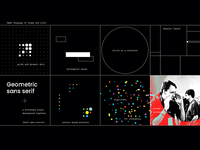 Breaking down the DWeb visual language atmosphere brand identity colorful logo community design system grid layout modular design visual identity