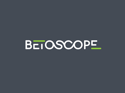 Betoscope logo bets brand football logo money type logo