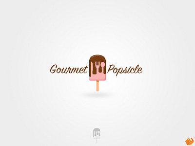 GourmetPopsicle clean freelance gourmet illustration logo