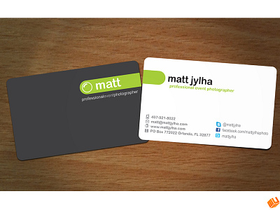 Mattjylha - Bss Card business card design photographer photoshop stationary