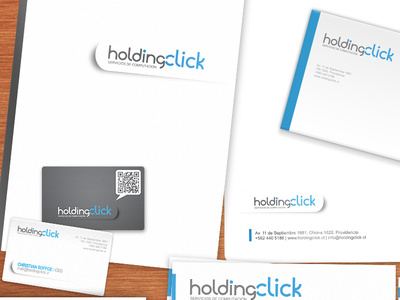 Holdingclicks - stationary designs brand business card business design envelope letter stationary design