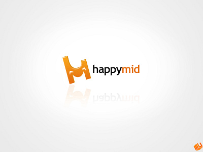 Happymid brand freelance logo mobile mockupestudio photoshop vector