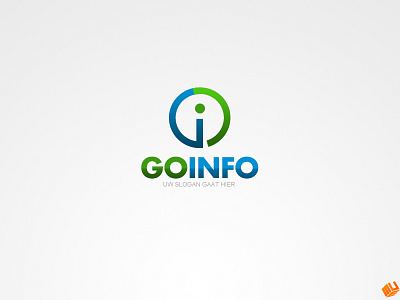 GoInfo brand branding design freelance logo mockupestudio photoshop ux vector