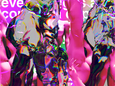 Distorted Reality abstract chromatic chrome colorful daily dispersion distort distorted everydays glitch holographic iridescent klarens klarens malluta poster poster art reality transparency transparent vivid