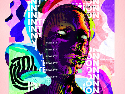 Collage Poster Art abstract abstract art artwork collage collageart colorful cyberpunk design digital digital art everyday art everydays gradient illustration iridescent klarens poster poster art retro vaporwave