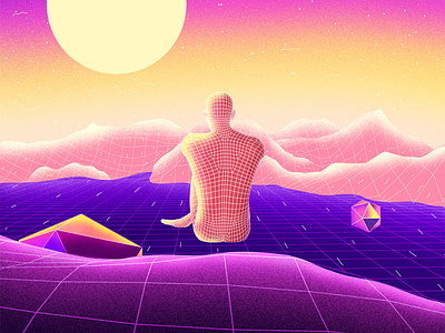 Vaporwave Illustration