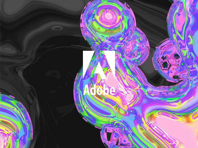 Adobe - Fan Art abstract adobe adobe max adobe photoshop animation art artist artwork artworks bubbless chromatic clean colorful creative cloud fanart gif gifs iridescent klarens vivid