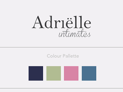 Adrielle logo brand and identity branding design graphic illustration illustrator logo typography vector