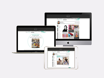 Ethical Fashion Forum Webdesign brand and identity branding design digital graphic photoshop webdesign website