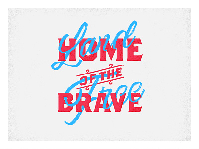 The Fourth america design dual fourth of july july 4 july 4th patriotic typography usa