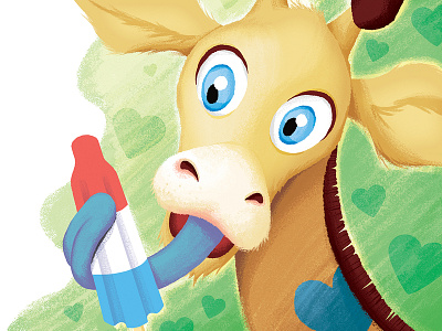 Giraffe Bomb bomb children book fun giraffe illustration popcicle