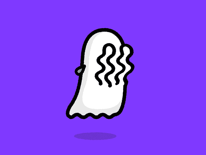 Ghosty after effects cry crying float ghost ghosting ghosty ghoul looping motion motion graphics phantom purple sad silly specter spectre tears